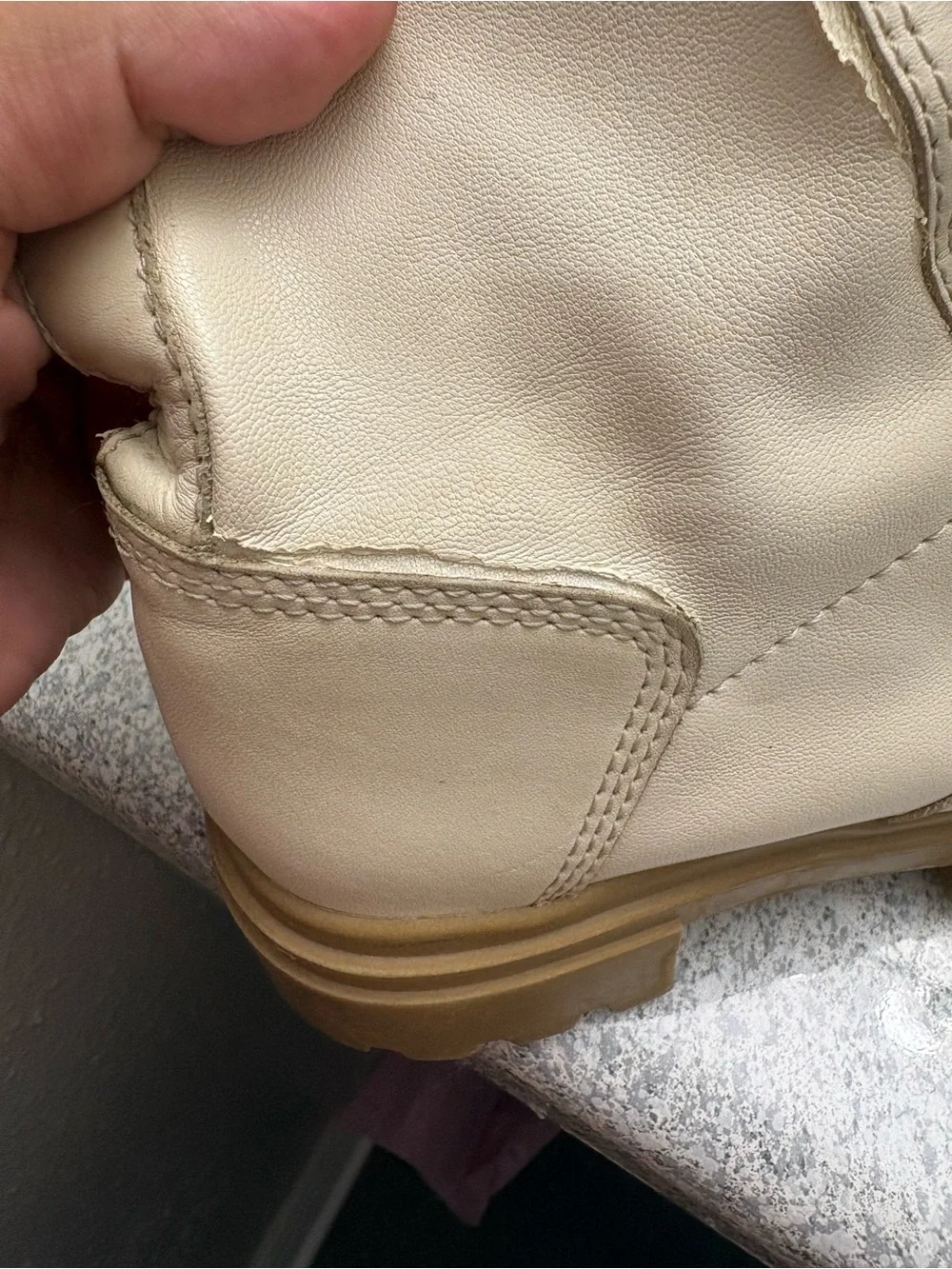 Aldo Kids Tan Lug-Sole Boots